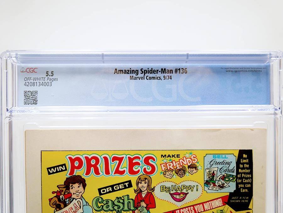 Amazing Spider-Man #136 Cover B CGC 5.5