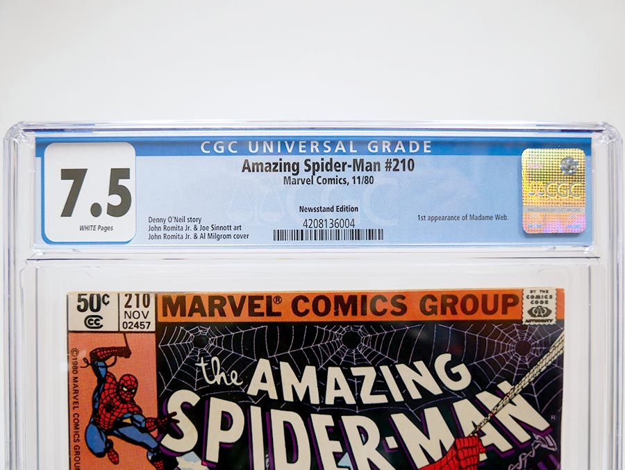Amazing Spider-Man #210 Cover B Newsstand Edition CGC 7.5