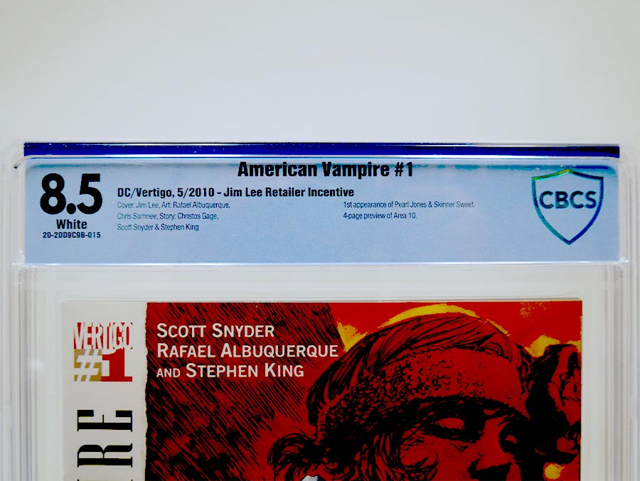 American Vampire #1 Cover E Jim Lee Variant Cover CBCS 8.5 RRP