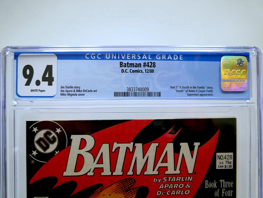 Batman #428 Cover D Regular Cover CGC 9.4