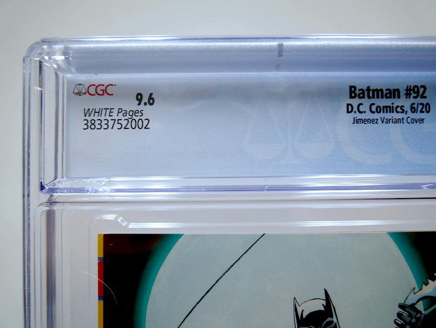 Batman Vol 3 #92 Cover K CGC 9.6 Incentive Jorge Jimenez Punchline Card Stock Variant Cover