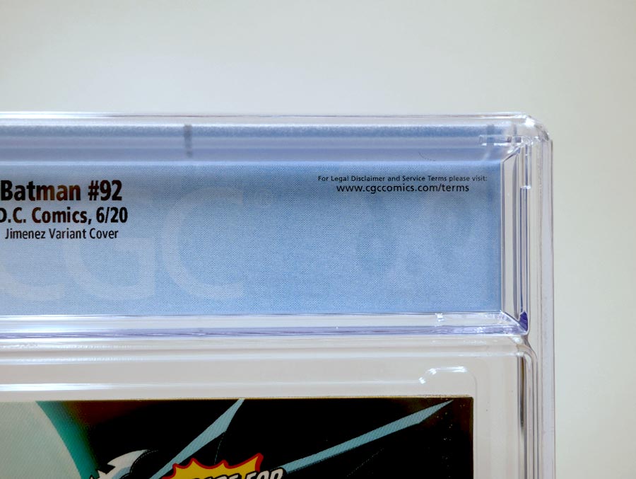 Batman Vol 3 #92 Cover K CGC 9.6 Incentive Jorge Jimenez Punchline Card Stock Variant Cover