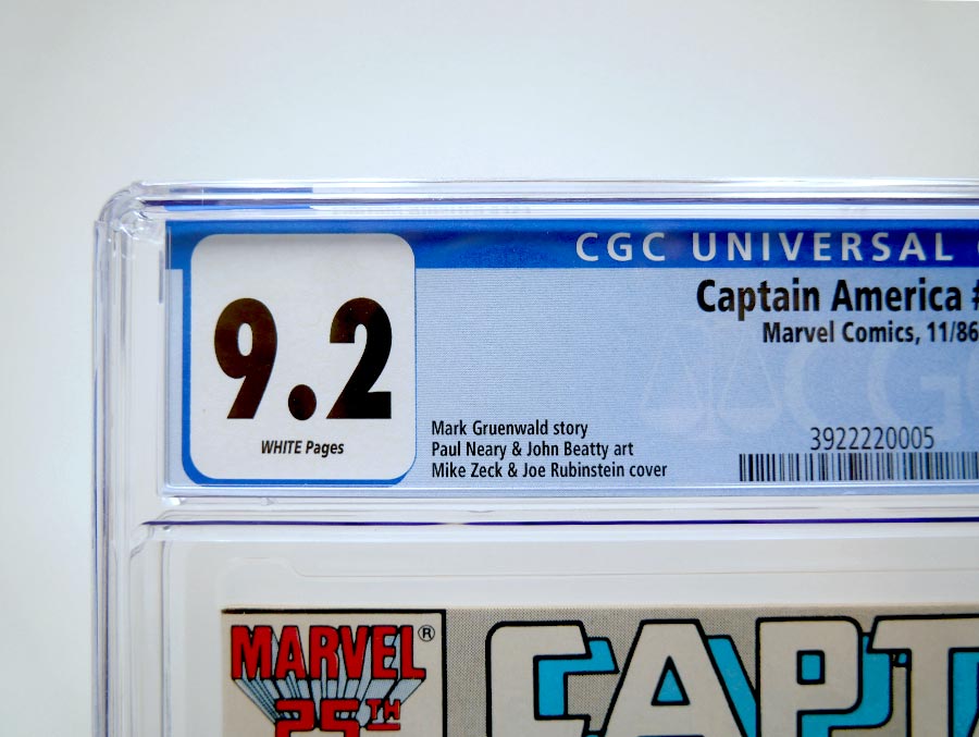 Captain America Vol 1 #323 Cover B Newsstand Edition CGC 9.2
