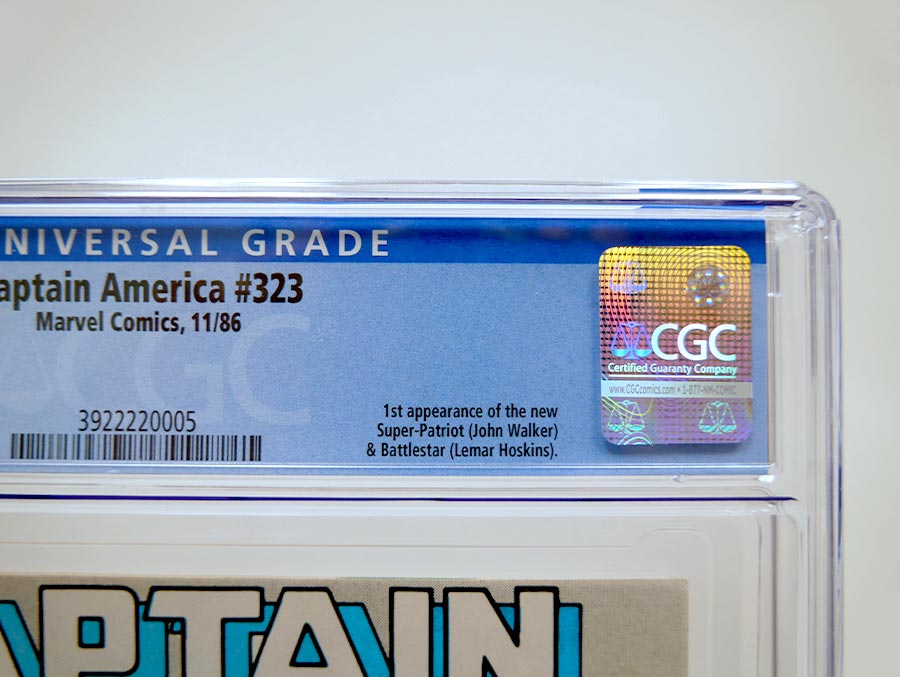 Captain America Vol 1 #323 Cover B Newsstand Edition CGC 9.2