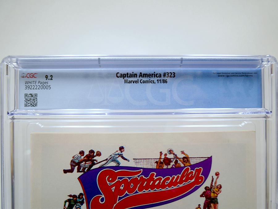 Captain America Vol 1 #323 Cover B Newsstand Edition CGC 9.2