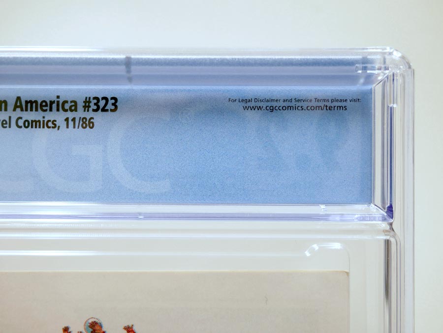 Captain America Vol 1 #323 Cover B Newsstand Edition CGC 9.2