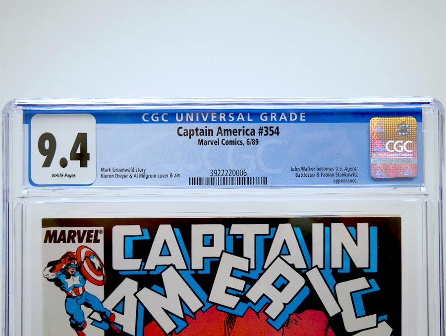 Captain America Vol 1 #354 Cover B CGC 9.4