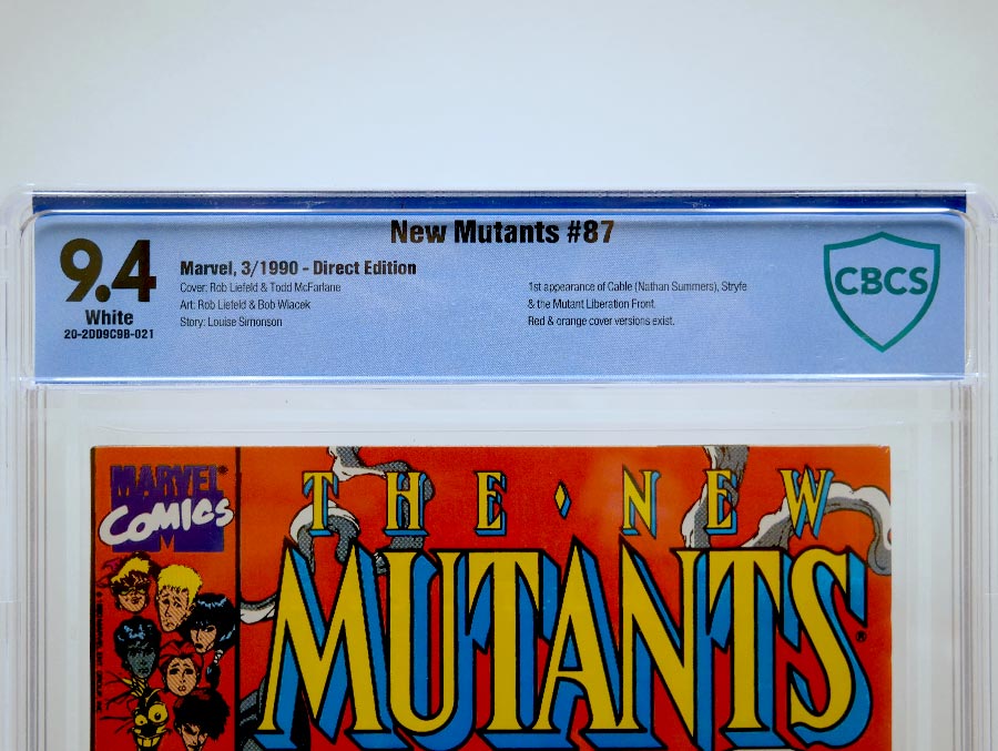 New Mutants #87 Cover D 1st Ptg CBCS 9.4