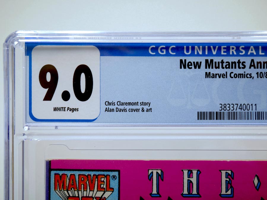 New Mutants Annual #2 Cover E CGC 9.0