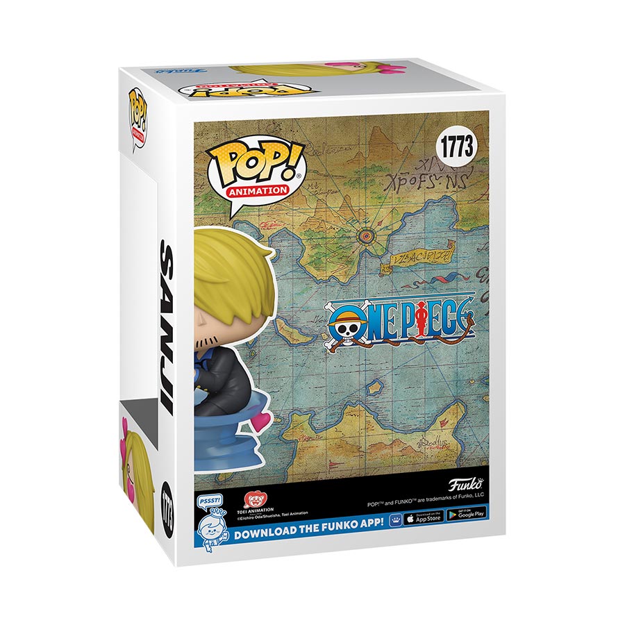 POP Animation One Piece Sanji In Love Vinyl Figure