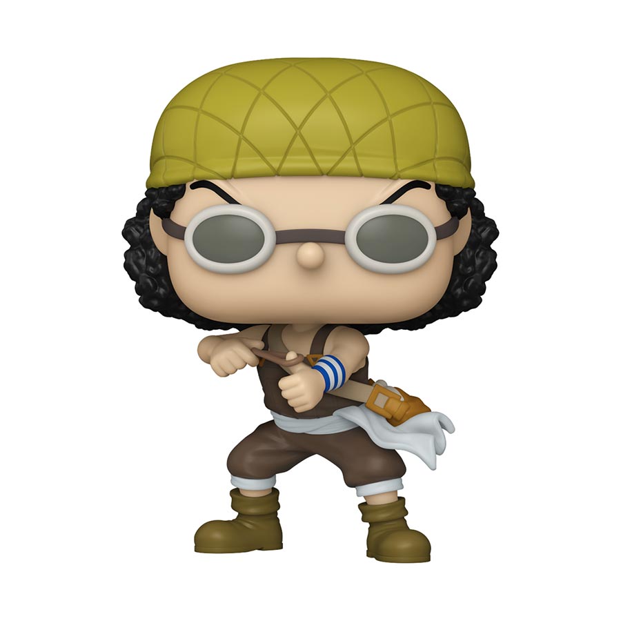 POP Animation One Piece Usopp With Rubber Band Vinyl Figure