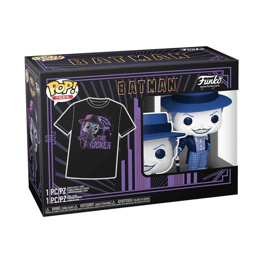 POP And Boxed Tee Batman (1989) The Joker T-Shirt Large