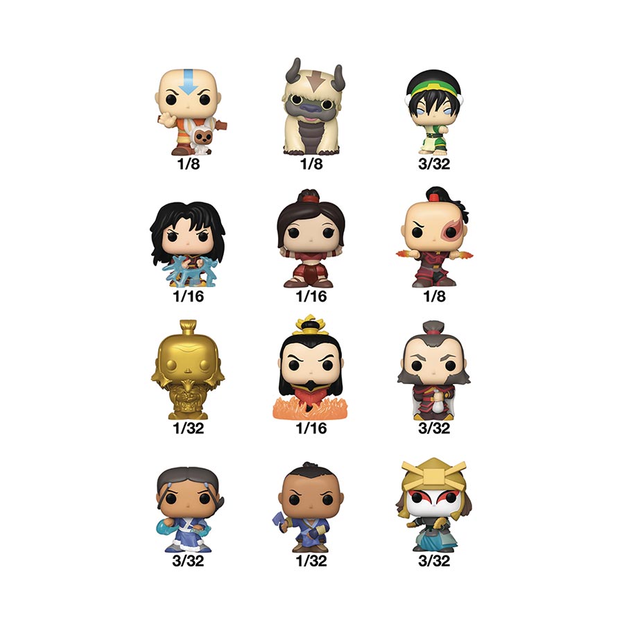 Bitty POP Avatar The Last Airbender Blind Mystery Vinyl Figure