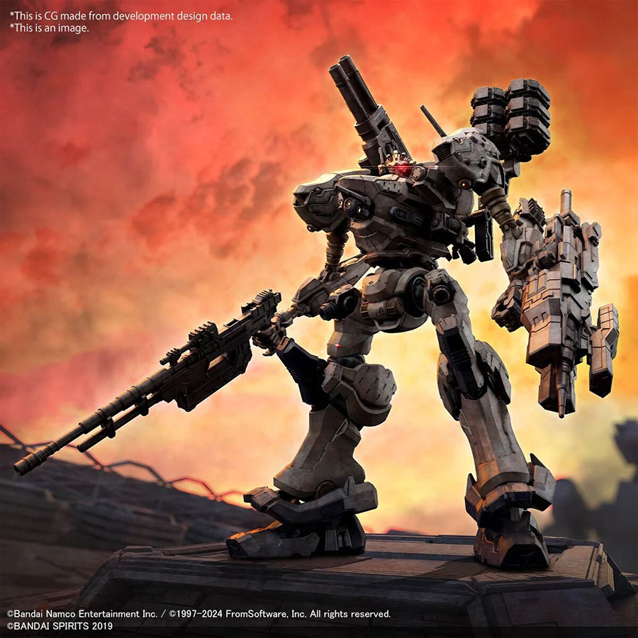 30 Minutes Missions Armored Core VI Fires Of Rubicon Kit #01 RaD CC-2000 Orbiter Nightfall / Raven