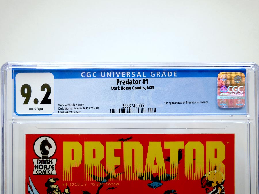 Predator #1 Cover C 1st Ptg CGC 9.2