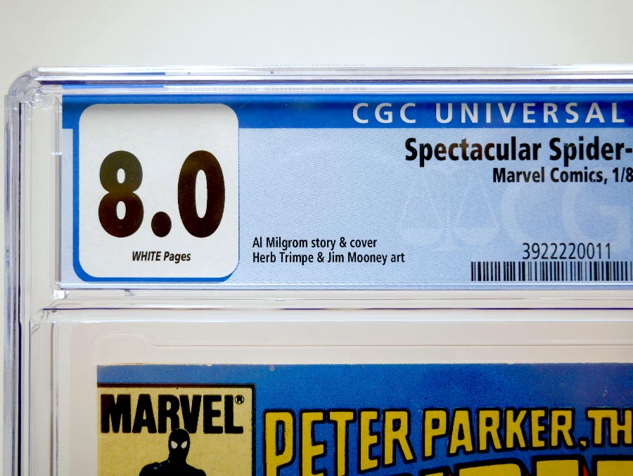 Spectacular Spider-Man #98 Cover B Newsstand Edition CGC 8.0