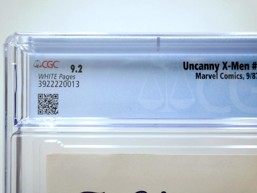 Uncanny X-Men #221 Cover C 1st Ptg Newsstand Edition CGC 9.2
