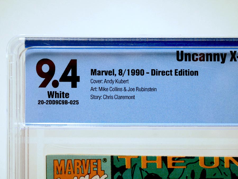 Uncanny X-Men #266 Cover J CBCS 9.4