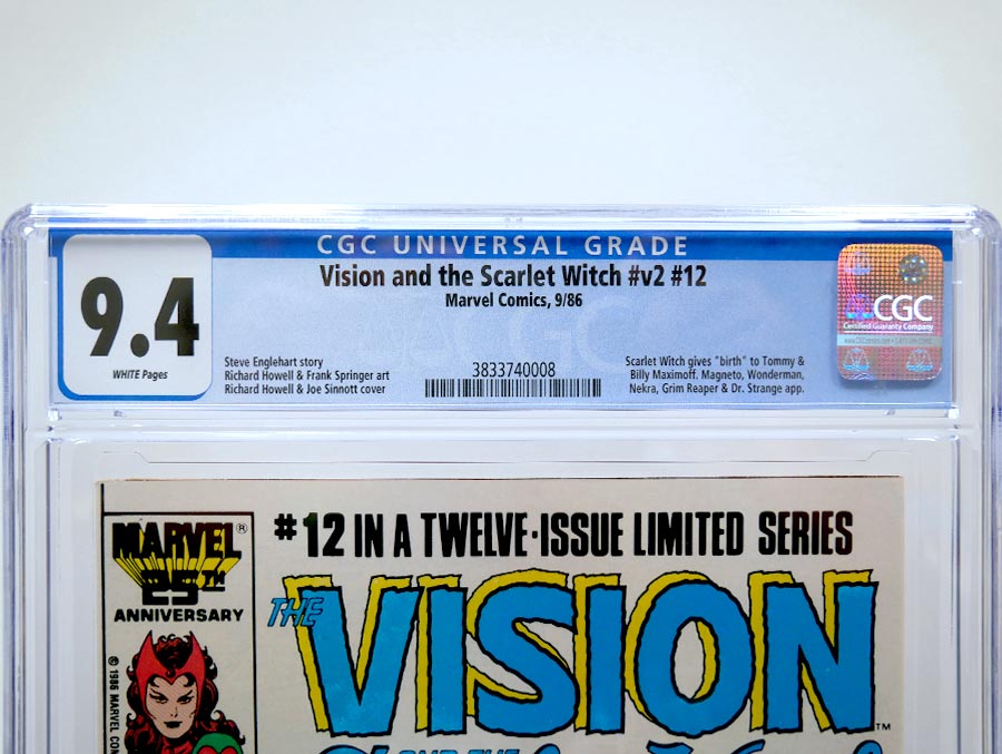 Vision And The Scarlet Witch Vol 2 #12 Cover B CGC 9.4