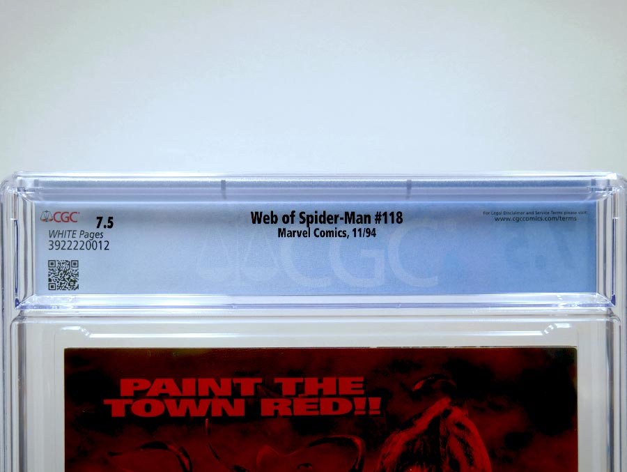 Web Of Spider-Man #118 Cover C 1st Ptg CGC 7.5