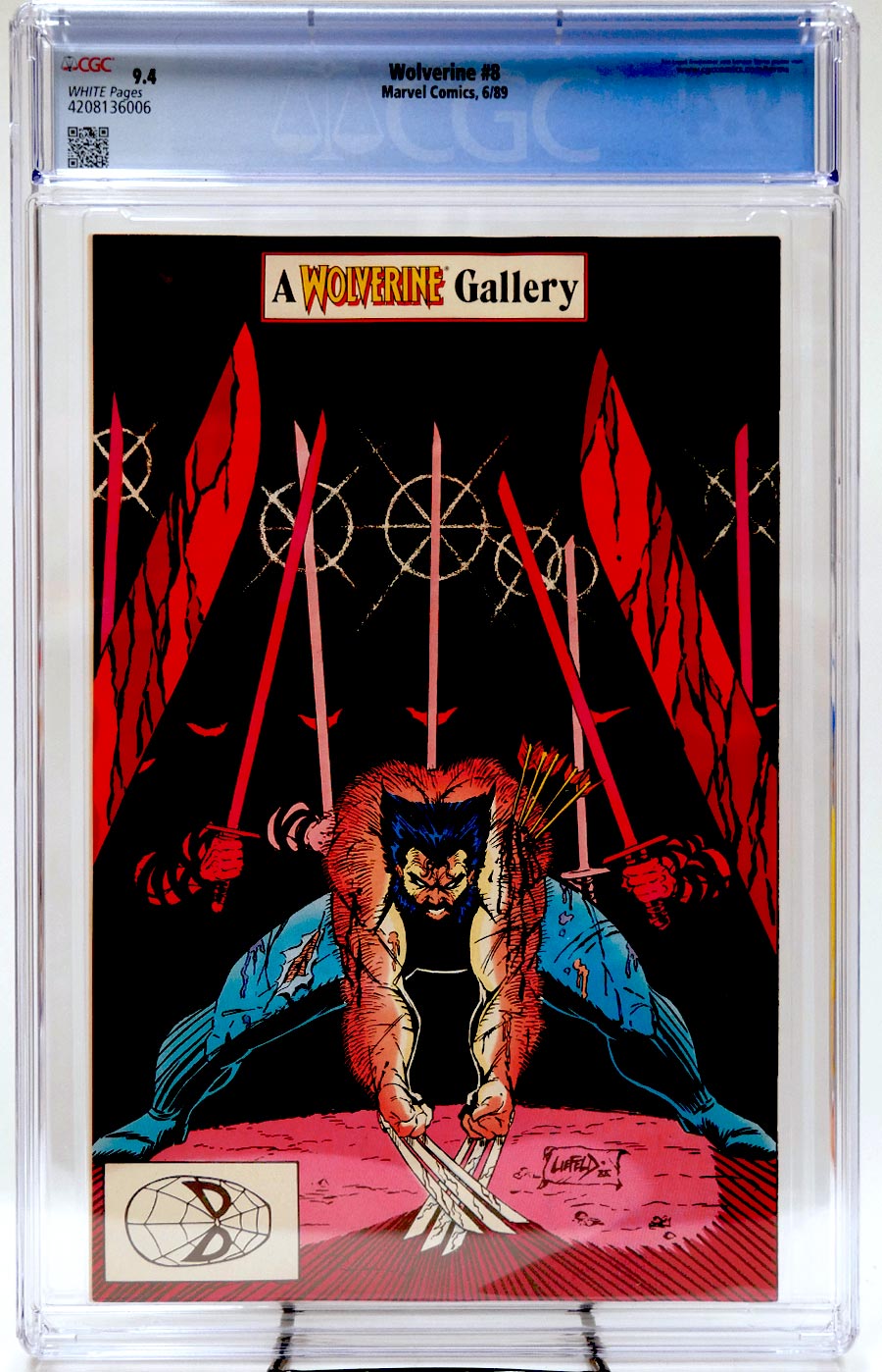 Wolverine Vol 2 #8 Cover E Regular Edition CGC 9.4