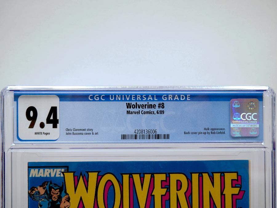 Wolverine Vol 2 #8 Cover E Regular Edition CGC 9.4