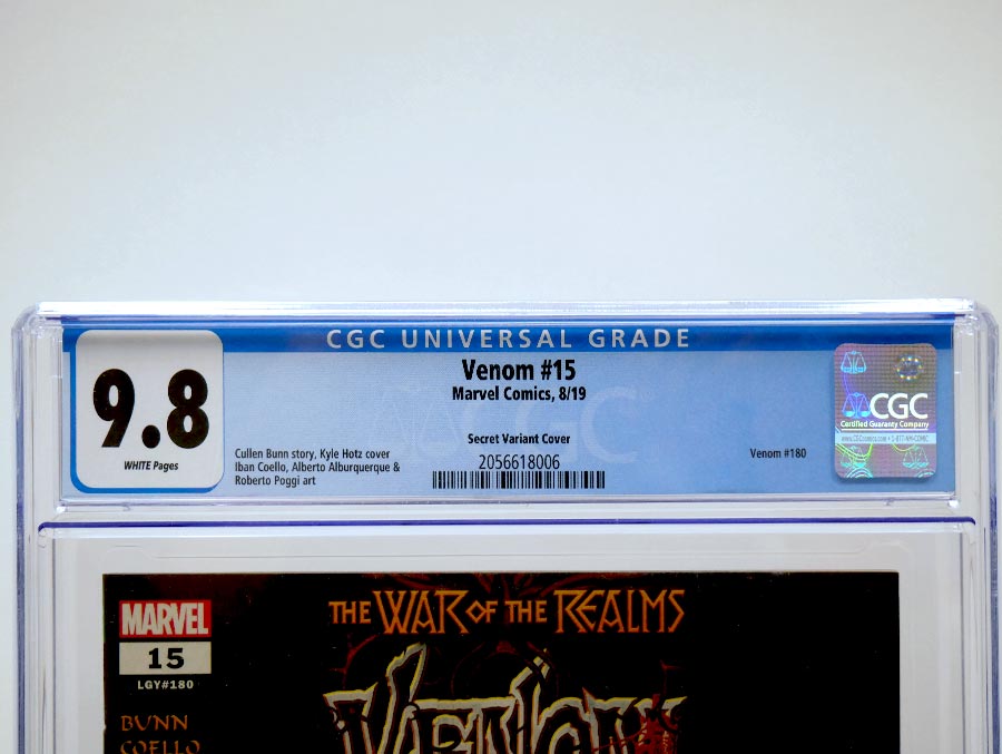 Venom Vol 4 #15 Cover D 1st Ptg Regular Kyle Hotz Cover CGC 9.8 (War Of The Realms Tie-In)