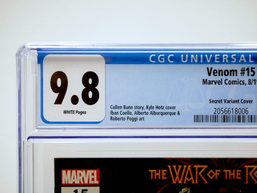 Venom Vol 4 #15 Cover D 1st Ptg Regular Kyle Hotz Cover CGC 9.8 (War Of The Realms Tie-In)