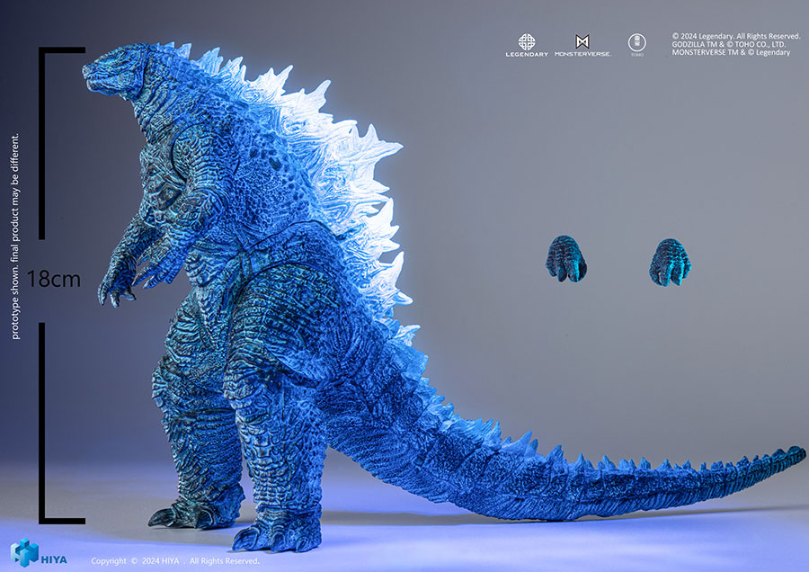 Godxilla x Kong The New Empire Exquisite Basic Energized Godzilla Previews Exclusive Action Figure
