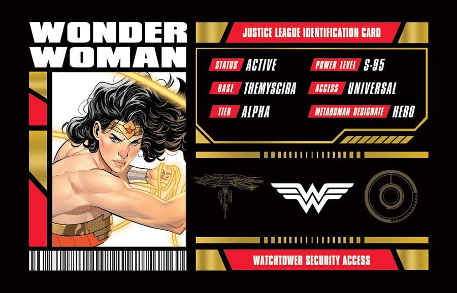 Justice League Membership Card Set (5 Cards)