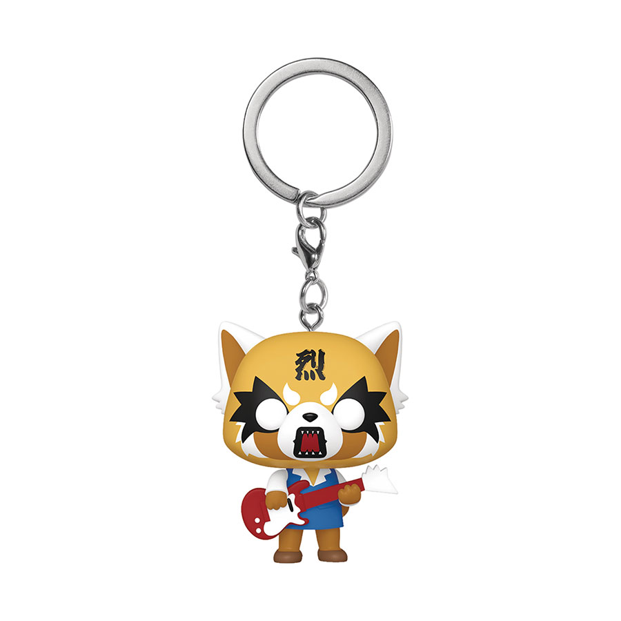 POP Keychain Aggretsuko With Guitar