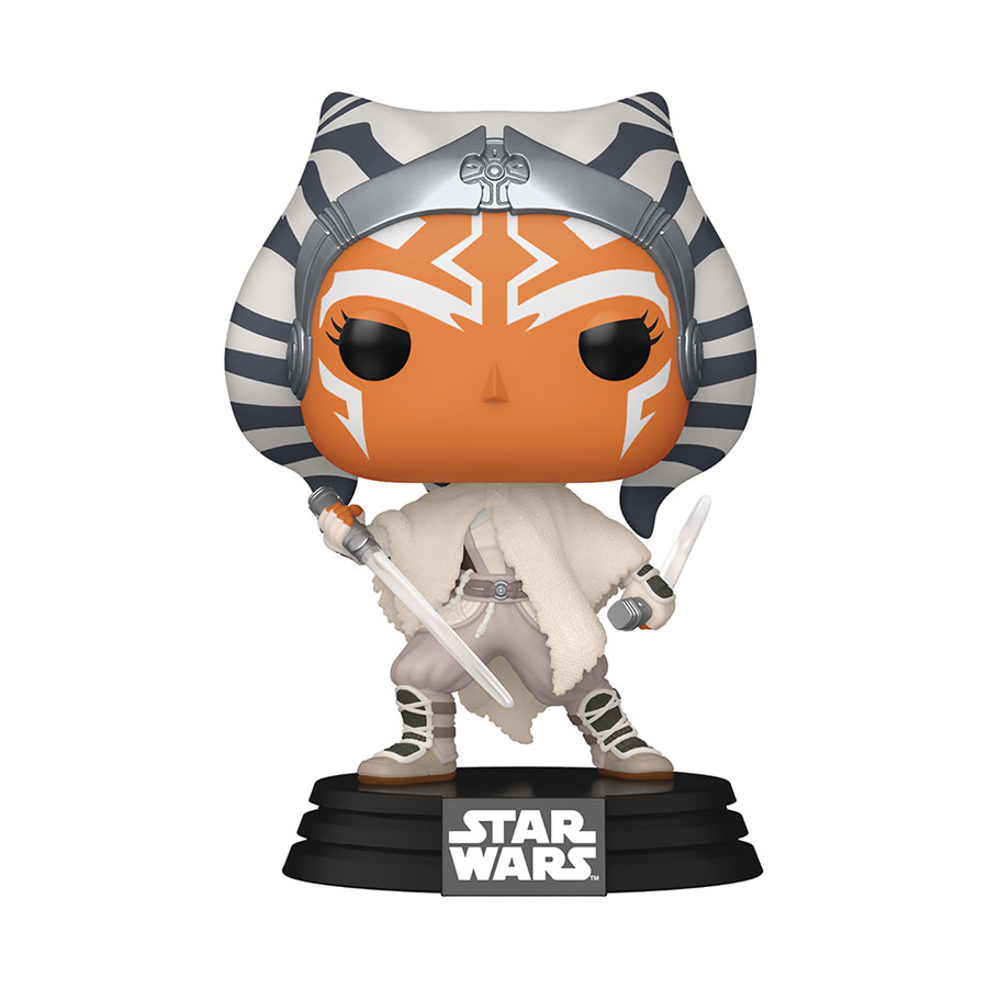 POP Star Wars Ahsoka Ahsoka With Lightsabers Vinyl Bobble Head