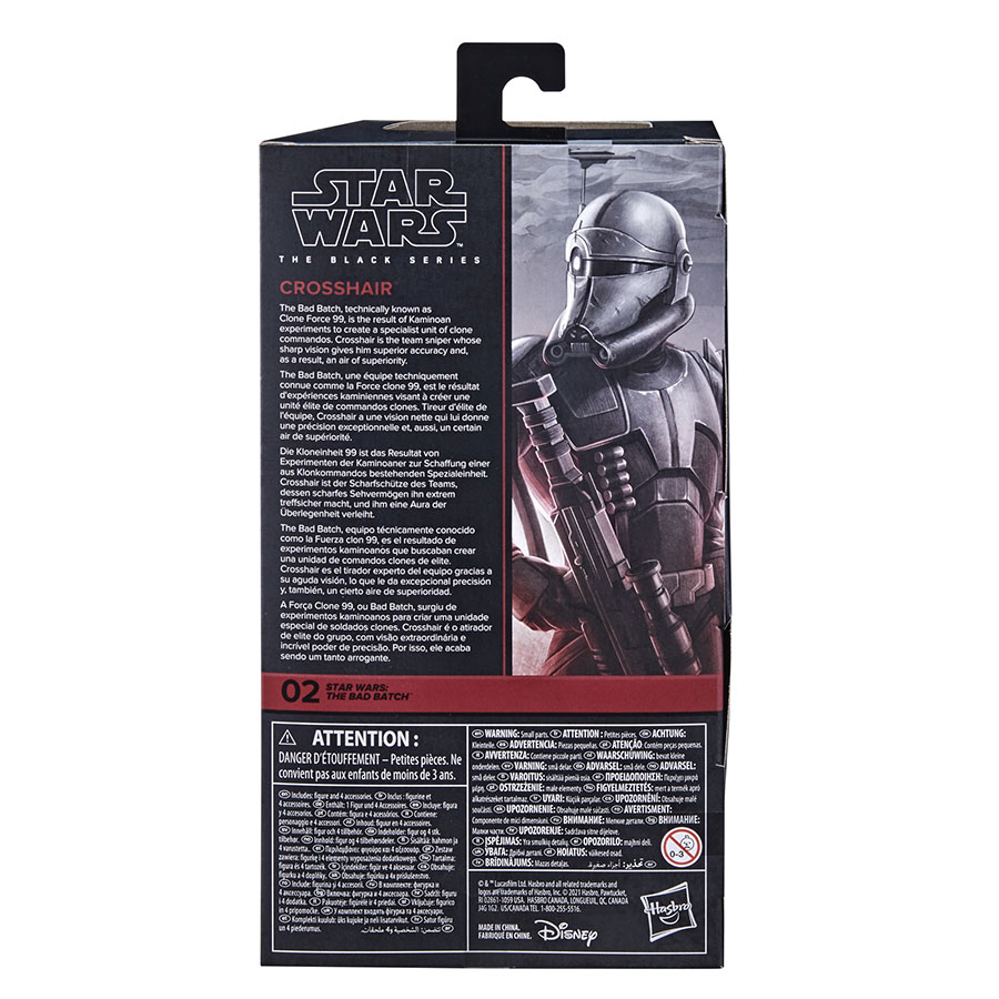 Star Wars Black Series The Clone Wars Crosshair 6-Inch Action Figure Re-Run Version
