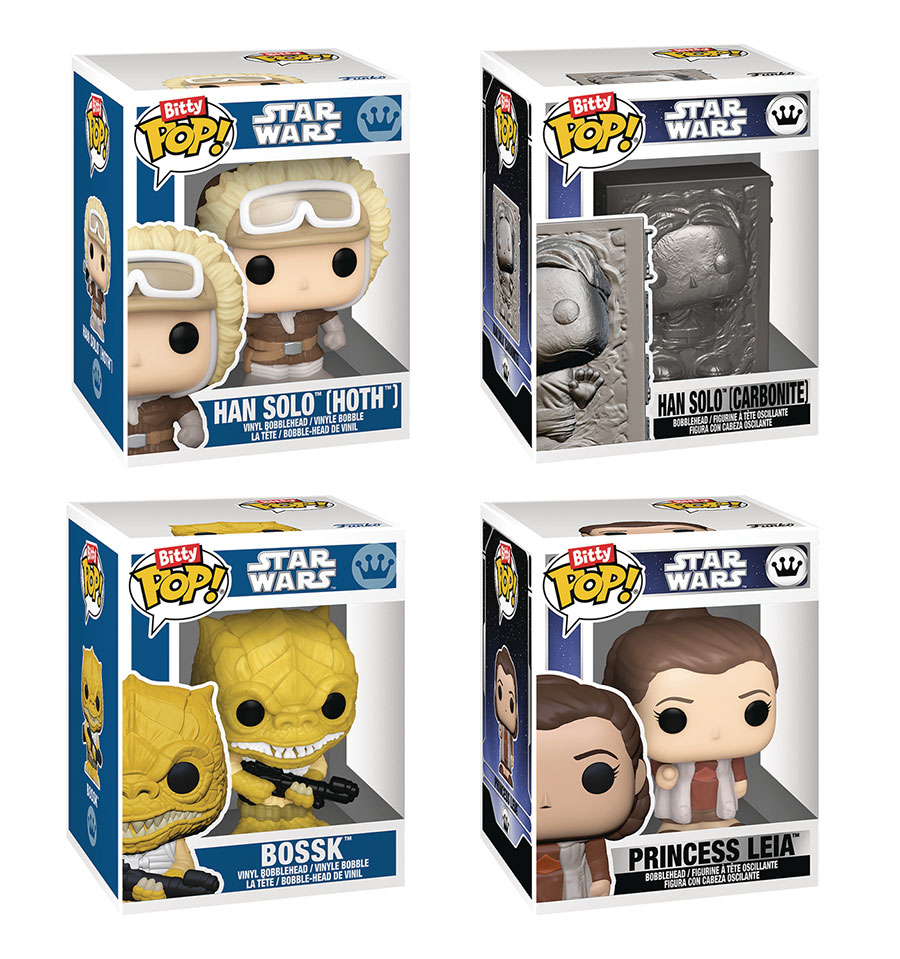 Bitty POP Star Wars The Empire Strikes Back Series 4 Darth Vader 4-Pack Vinyl Figure