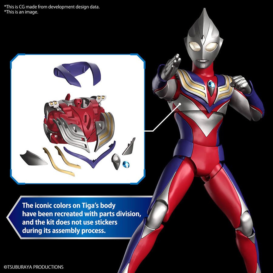 Ultraman Figure-Rise Standard Kit - Ultraman Tiga Multi Type