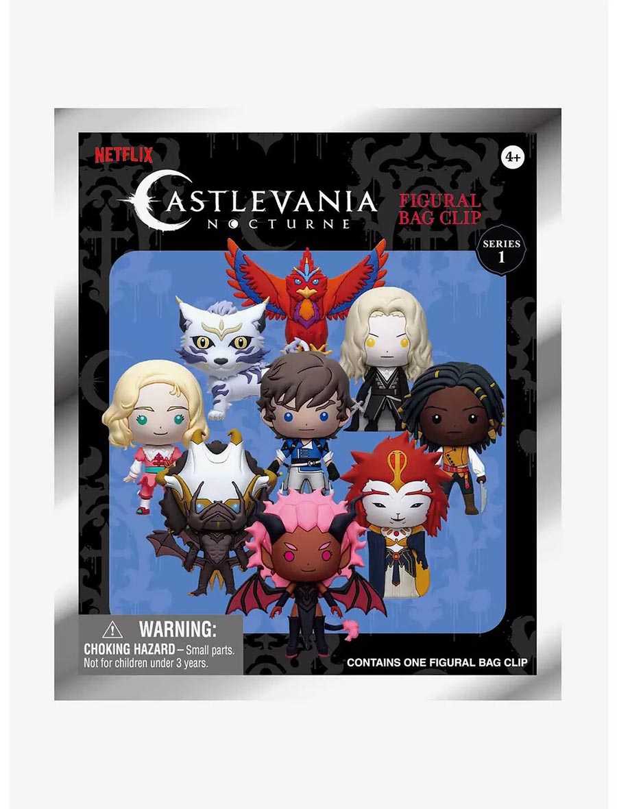 Castlevania Nocturne Foam Bag Clip Blind Mystery Box 24-Piece Display