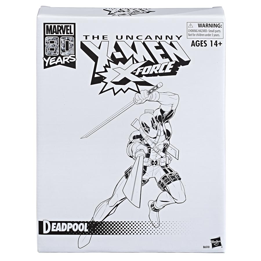 Marvel Legends 80th Anniversary X-Force Deadpool 6-Inch Deluxe Action Figure Re-Run Version