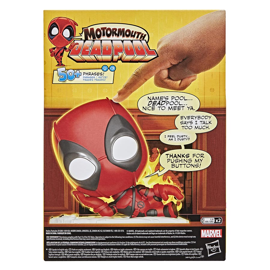 Marvel Motormouth Deadpool Electronic 5-Inch Figure