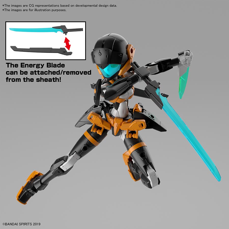 30 Minutes Missions 1/144 Kit #65 EXM-H15D Acerby (Type-D)