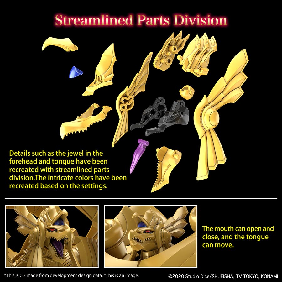 Yu-Gi-Oh! Figure-Rise Standard Amplified Kit - Egyptian God - The Winged Dragon Of Ra