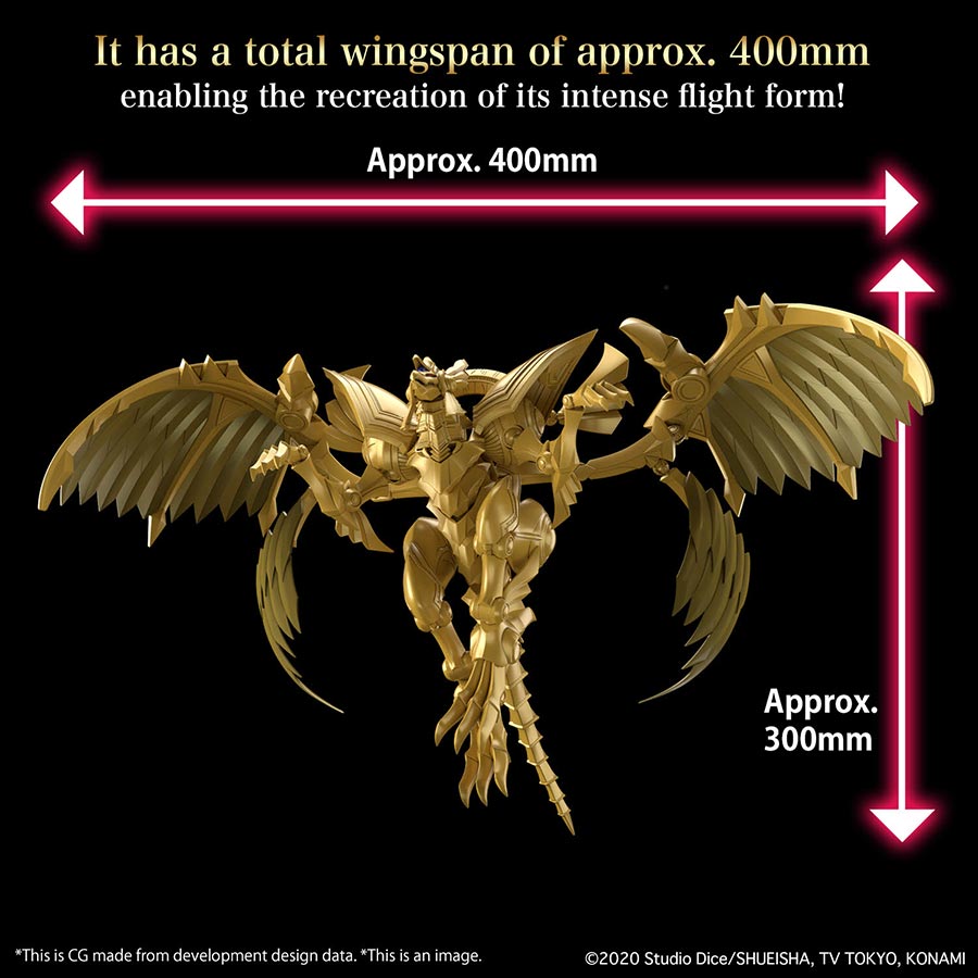 Yu-Gi-Oh! Figure-Rise Standard Amplified Kit - Egyptian God - The Winged Dragon Of Ra