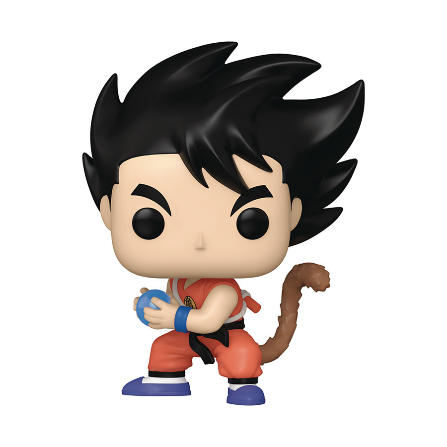 POP Animation Dragon Ball Goku With Tail (Kamehameha) Vinyl Figure