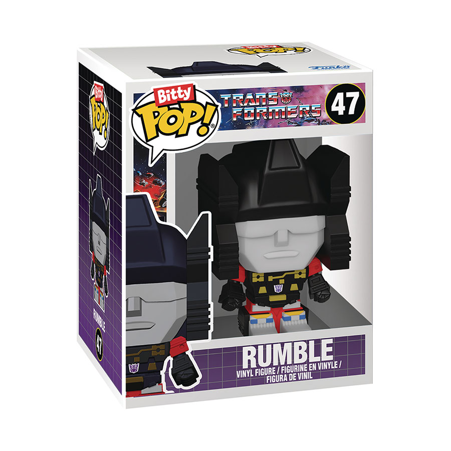 Bitty Bots Transformers Soundwave With Rumble Vinyl Figure