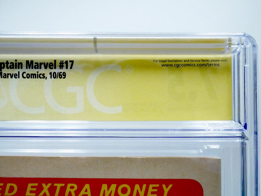 Captain Marvel Vol 1 #17 Cover B CGC Signature Series 7.5 Signed by Roy Thomas