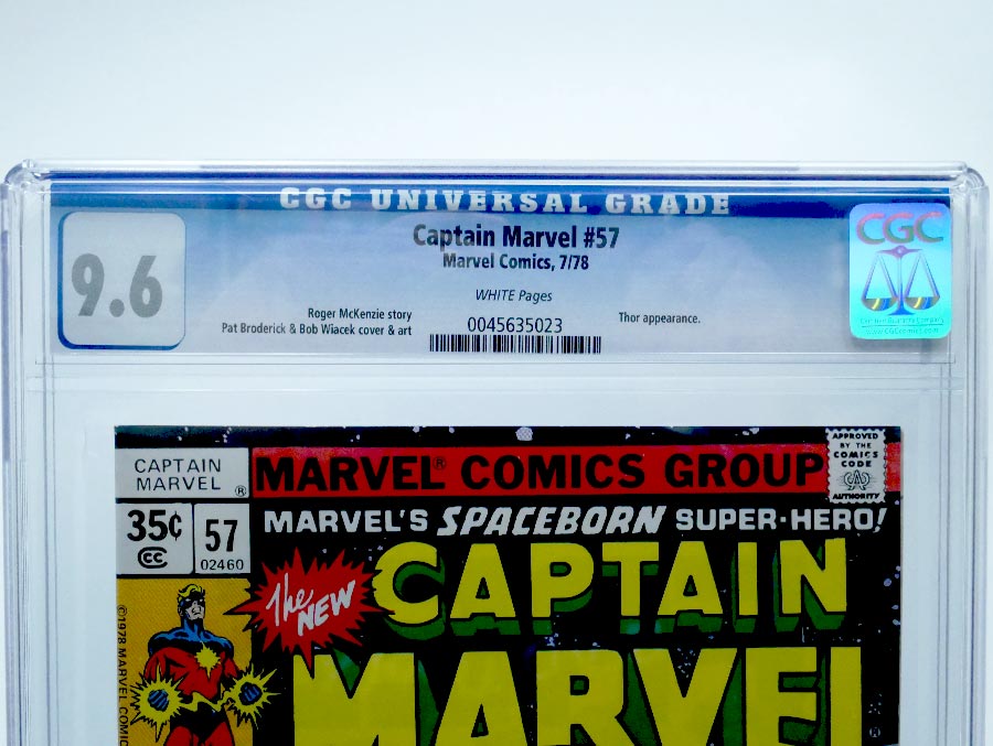 Captain Marvel Vol 1 #57 Cover B CGC 9.6