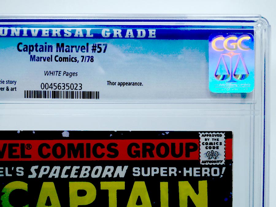 Captain Marvel Vol 1 #57 Cover B CGC 9.6