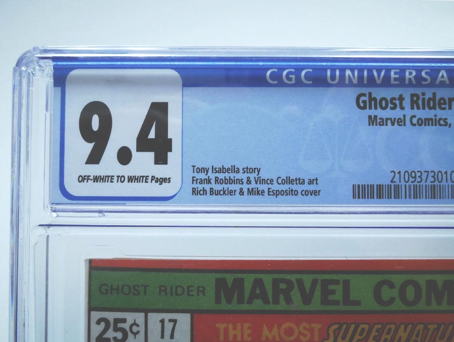 Ghost Rider #17 Cover C Regular 25-Cent Edition CGC 9.4