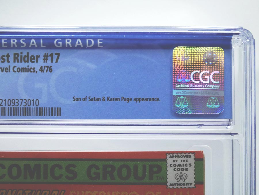 Ghost Rider #17 Cover C Regular 25-Cent Edition CGC 9.4