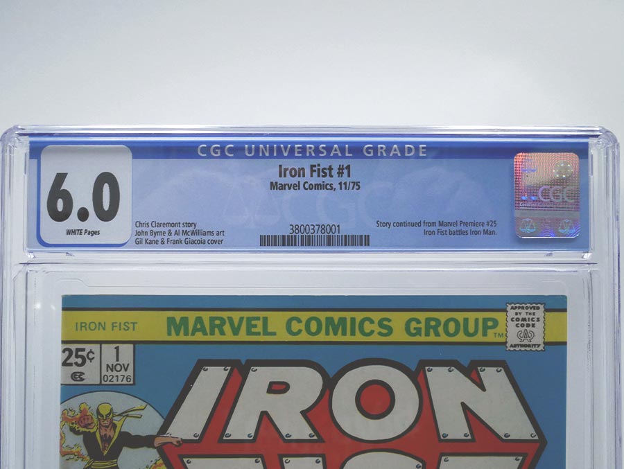 Iron Fist #1 Cover B CGC 6.0