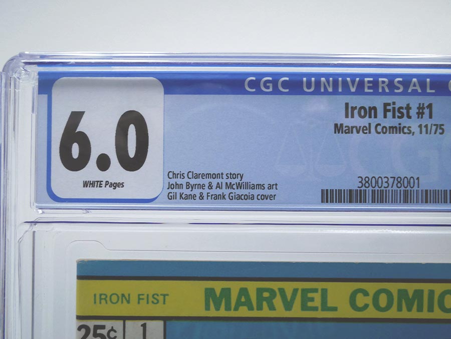 Iron Fist #1 Cover B CGC 6.0